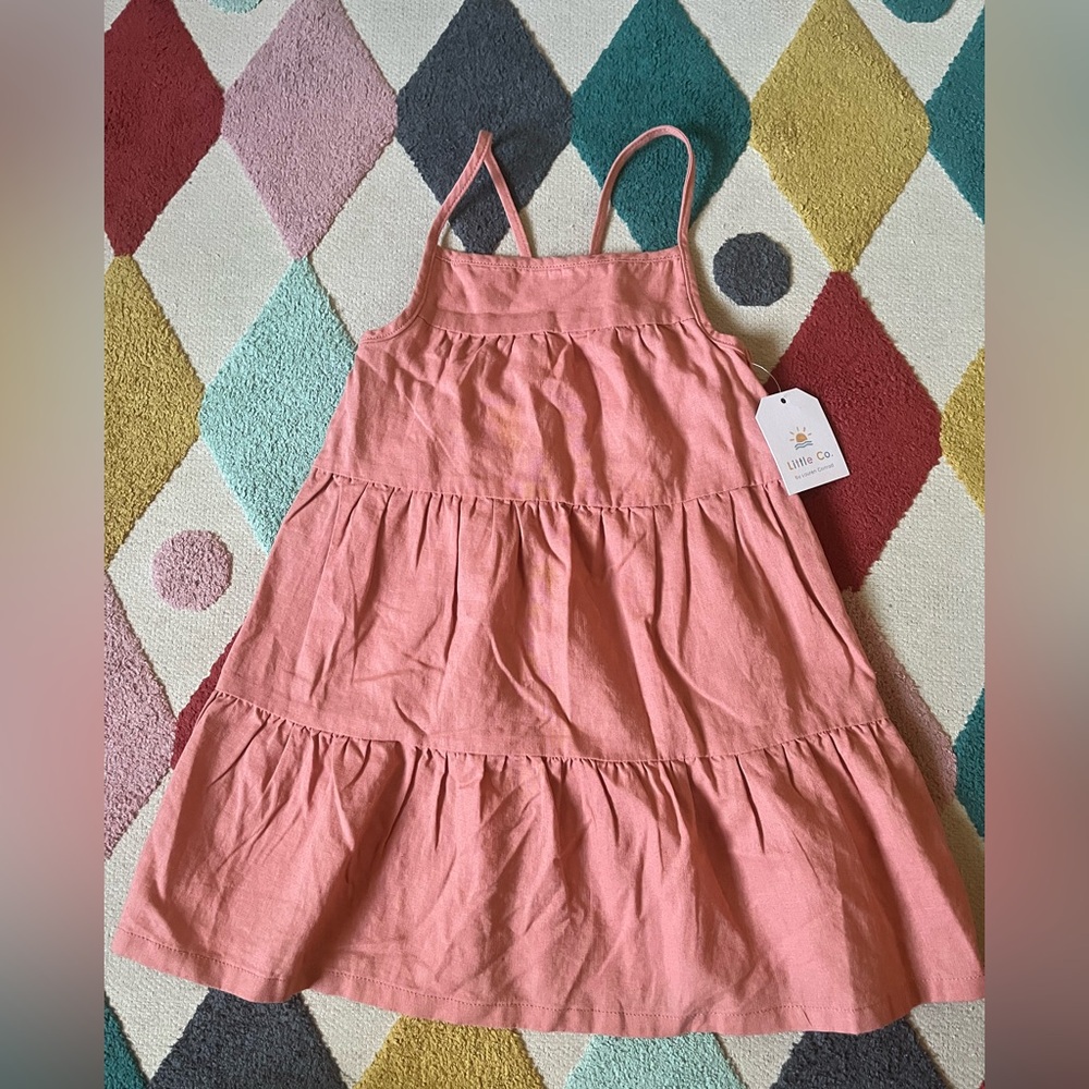 Little Co. by Lauren Conrad Pink Tiered Kids Dress